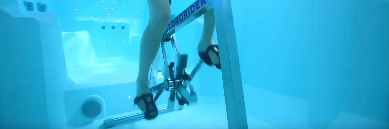 V150W Swim Spa with Aquabike by Hydrorider
